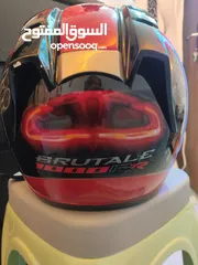  5 FOR SALE: CARDO PACKTALK BLACK Special Edition Intercom and HELMET MV AGUSTA RED