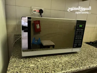  2 Sharp microwave and oven