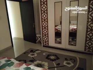  3 للإيجار الشهري شقة مفروشة غرفتين وصالة في عجمان منطقة الراشدية خلف رمادا بلاك