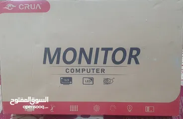  3 شاشه MONITOR حجم 32 LED  جديده بالكارتون