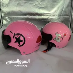  4 خوذه  درجات ناريه و بسكليت  وقايه و حمايه لكل الاعمار خوذة صيفيه خفيفه خوذ