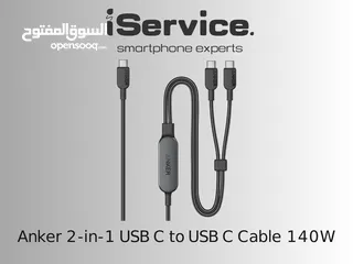  1 Anker 2-in-1 USB C to USB C Cable 140W