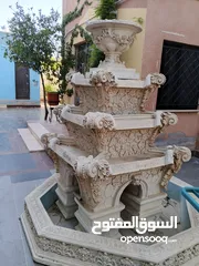  8 نافورا ملوكيا فايبر قوي فخمه للفلل الفاخرا بحاجا الا مضخه فقط