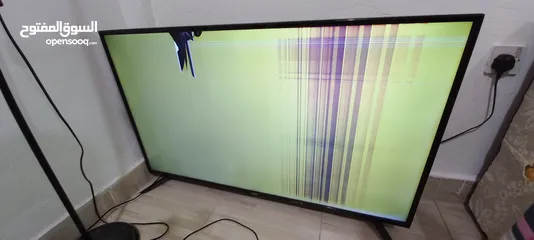  7 تلفزيون اوركا 50 بوصة الشاشة مكسورة لا تعمل