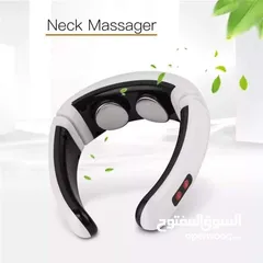  7 جهاز مساج الرقبه3D المساج الرقبة و الجسم بالنبضات كهرباء تحفيز الاعصاب بالذبذبات تدليك العضلات لسعات