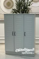  1 الخزانة الثلاثية الفاخرة – سعة أكبر وشكل أرتب  قطعة بتغيّر مدخل البيت 180 درجة... واسعة، قوية