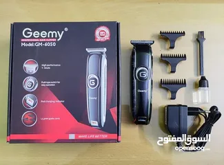  1 ماكنة حلاقة الشعر جيمي ماكينه الحلاقه GM-6050 حلاقه شعر معها كل النمر