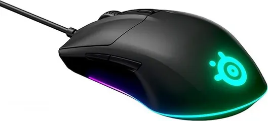  8 SteelSeries Rival 3 - Gaming Mouse - 8,500 CPI TrueMovE ماوس ستيل سيريس البراند الافضل كفالة سنة