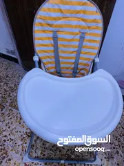  3 كرسي طعام وكريكوت أطفال للبيع