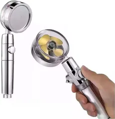  1 رأس الدش التوربيني الفاخر – تجربة استحمام مختلفة تمامًا هذا الدش مو بس يغسلك هذا يغسل الذنوب من قوته