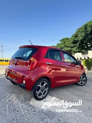  23 كيا بيكانتو 2017 توماتيك فل اعلى صنف ماتور 1250cc السياره بحالة الوكاله
