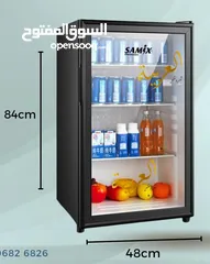  12 ثلاجة عرض سامكس واجهه زجاج  حجم كبير وصغير ميني مع اضائة توفير كهرباء كفالة عامين اقل سعر بالمملكة
