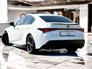  7 AED 2,540 PM  LEXUS IS300 F SPORT 2.0L I4   GCC  2023  WELL MAINTAINED  0% DOWNPAYMENT