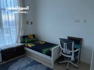  8 أجمل غرفتين وصاله مفروشة بالكامل للإيجار الشهري في عجمان شارع خليفة أبراج السيتي تاور
