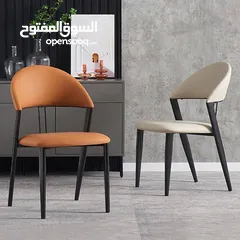  2 طاولات سفرة معدن ورخام فاخرة
