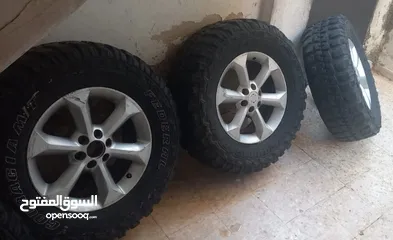  3 جنط نيسان نيفارا اصلي 17 كوشوك وكاله nissan navara
