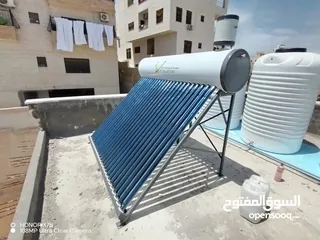  6 سخانات شمسية ستانلس ستيل 316