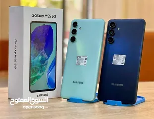  1 مستعمل ايام Samsung M55 5G رام 16 جيجا 256 أغراضة والكرتونه الأصلية متوفر توصيل