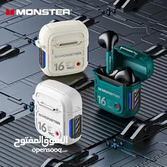  2 Monster XKT16 Bluetooth wireless earbuds