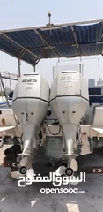  7 قارب الختال مع محركات هوندا 225