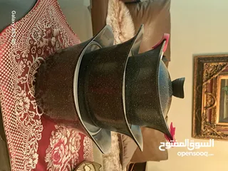  1 طقم طناجر قرانيت اسود