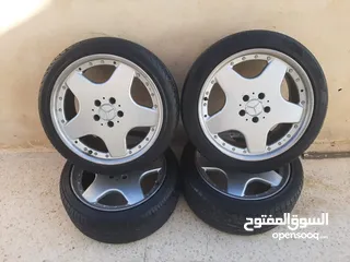  4 جنط مرسيدس بلاطة