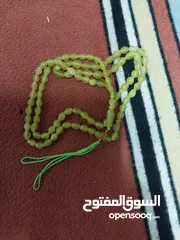  2 مسبحه  باي زهر شاه  مقصود  لون ليموني مميز أفغاني قديم
