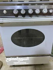  2 غاز اربع عيون مع فرن