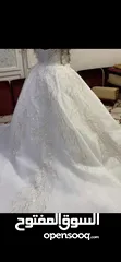  2 فستان زواج ابيض تفصيل سعودي