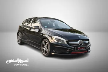  1 0% DP - GCC SPECS - MERCEDESE A250 AMG KIT - 2.0 TURBO CHARGE I4 2014 - MINT CONDITION