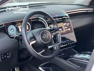  9 هونداي توسان/2022 فل الفل بدون فتحة سقف  2x4 ///240Hp بنزين + كهرباء  ( Haybrid) 1600cc
