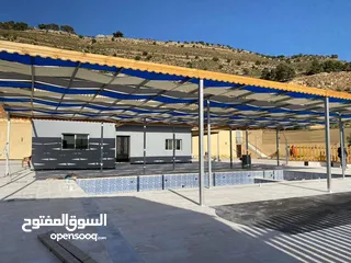 12 مزرعة وشاليه للإيجار في السلط المغاريب قريبه من شارع الستين