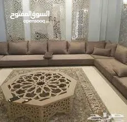  1 تفصيل جلسات ارضيه ومرتفعه خامه عاليه بسعر المتر الواحد