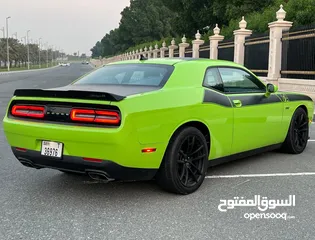  3 2023 Dodge Challenger R/T SCAT PACK 6.4 SRT Powered V8 Engine, Green / Black, Only 16,000 Kilometres