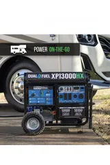  3 مولد DuroMax XP13000HX Dual Fuel المحمول - يعمل بالبنزين أو البروبان بقوة 13000 واط