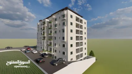  4 ￼ تملك شقة في مزموريا مساحات تبدأ من  130 الي 160 متر عظم و جاهز