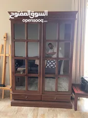  1 Wooden display cabinet￼