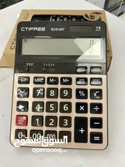  4 آلة حاسبه 14 رقم اله حاسبة ثنائية القدرة تعمل بالطاقة الشمسية وعن طريق البطارية CALCULATOR