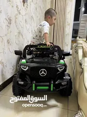 4 الآن من island toys سيارة الأطفال الكهربائية المميزة  من مرسيدس - شبيهة بسيارة Mercedes Benz G63