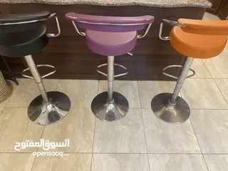  3 كراسي مطبخ