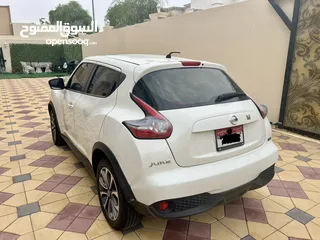  4 Nissan Juke 2016, White, Excellent condition