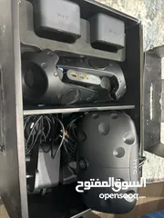  1 Vr HTC VIVE Virtual Reality System. نظارة الواقع الافتراضي من فايف مع كامل الملحقات