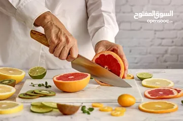  2 سكين شيف من خشب الزيتون 18 سم - zepter KSO-013