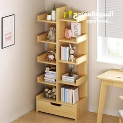  2 مكتبه خشبيه مميزة ولائقة لجمع انواع الكتب