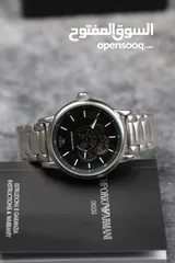  2 امبوريو ارماني نبض جوده عاليه فل تختيم حزام ستانلستيل ضدد الصدئ مع علبه وكيس وكرت الكفاله