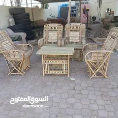  6 منتجات زور النخيل كراسي طولات عرشان استراحات برجلات تنسيق الحدائق