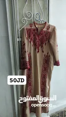  6 ثوب فلسطيني فلاحي تراثي مطرز يدوي