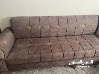  1 طقم كنب كونر جديد استعمال فتره زمنية قصيرة الكنب في حاله جديد البيع بيسب الرحيل السعر فقط 90موجود جم