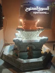  2 نافورا ملوكيا فايبر قوي فخمه للفلل الفاخرا بحاجا الا مضخه فقط