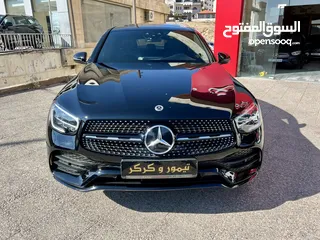  4 مرسيدس GLC200 AMG كت فتحة اسود 2021 بحالة الزيرو نايت